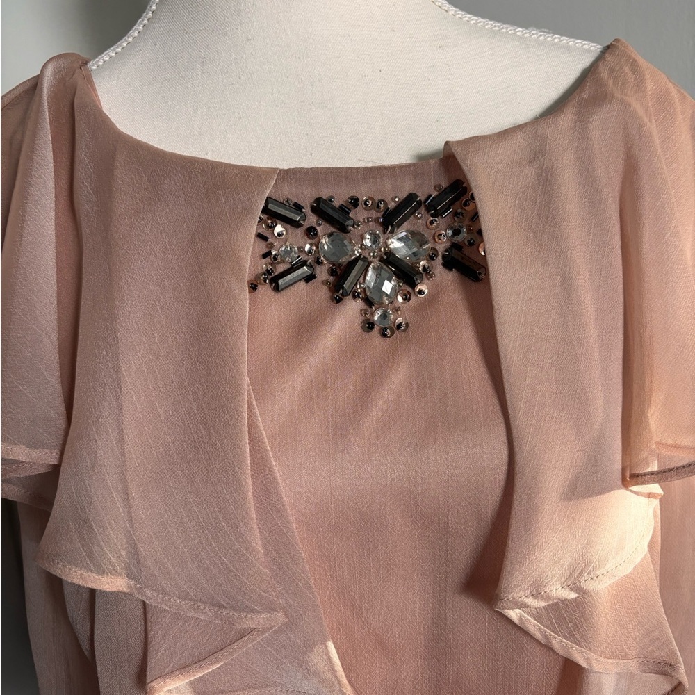 Chic Women's Blouse with Ruffle Detail - Picture 3 of 10